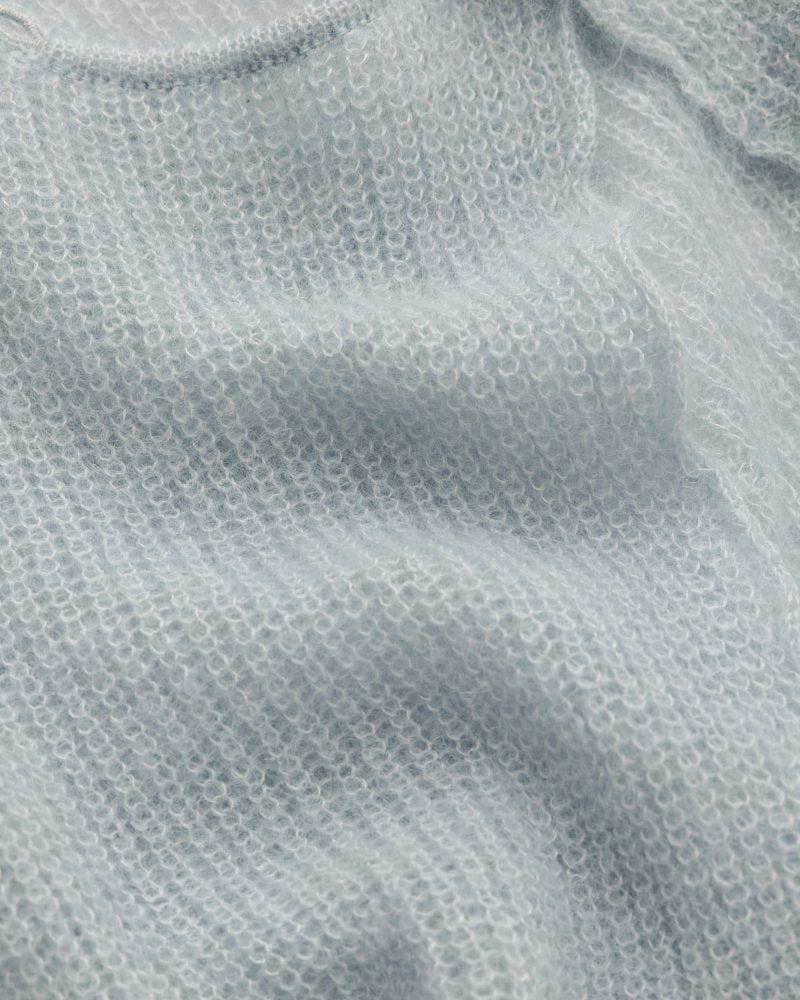 Skraistas: Dew Silk & Mohair Cropped Cardigan